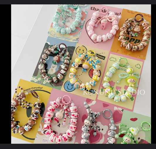 LABUBU MINI Figures Phone Chain